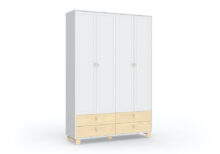Rope 4D Wardrobe White Mattenatural